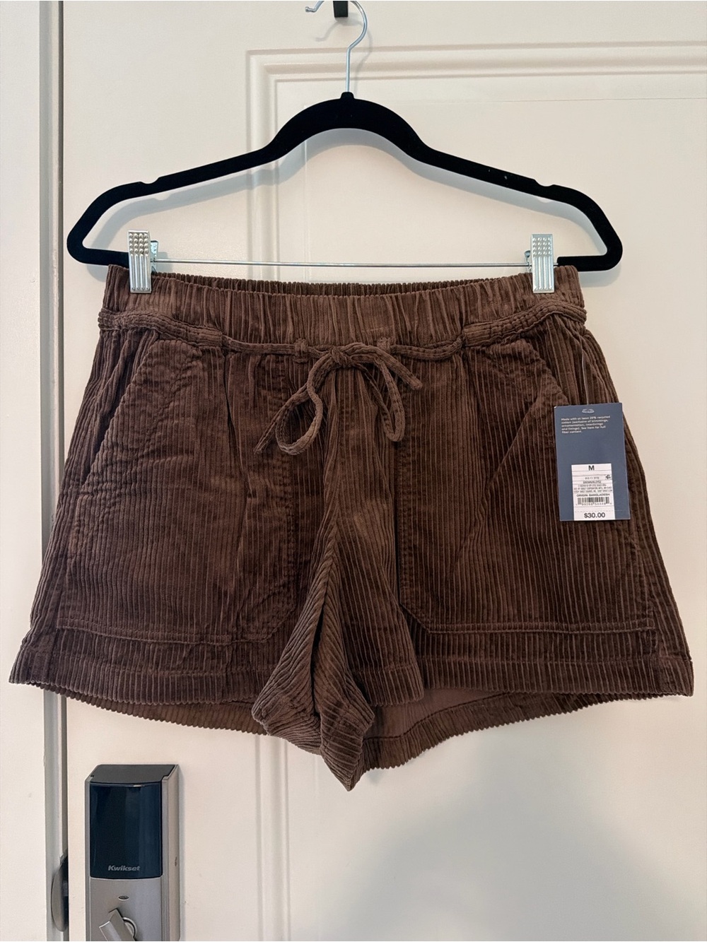 Target Women's Corduroy Drawstring Shorts in Brown